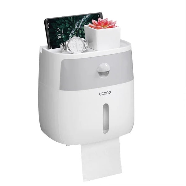 DISPENSADOR PAPEL CON SOPORTE ADHESIVO ULTRA FIJACIÓN